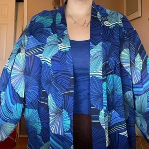 teal shawl